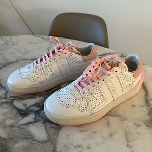 New Lanvin Clay Low Top Sneakers women 100% calf leather